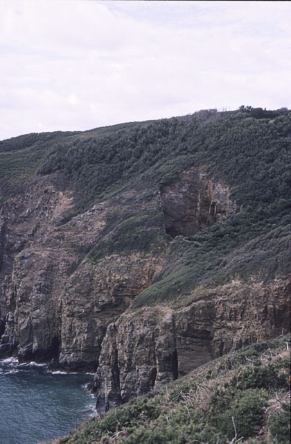 Creux Derrible from the eastern clifftop