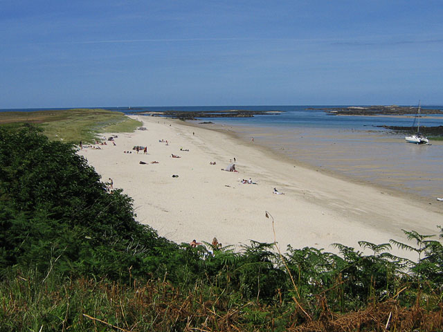 Southern part of Shell Beach, Herm