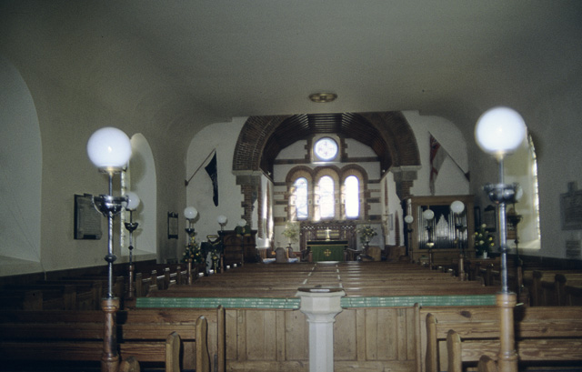 Inside St Peter's Church, Sark
