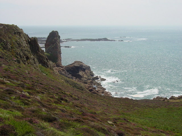Le Pinacle, coastline north west corner of Jersey