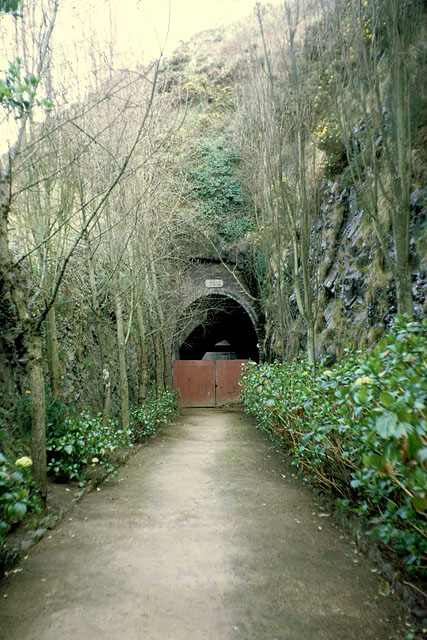 Old Jersey Railway tunnel, St Aubin, 1967