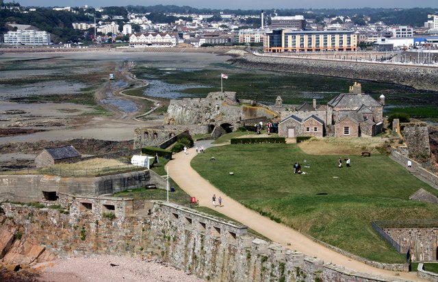 View from Elizabeth Castle towards St Helier, 2009