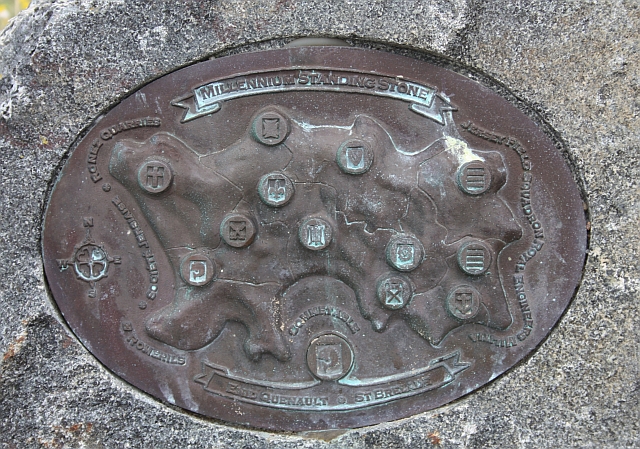 St. Brelade Millennium Stone plaque