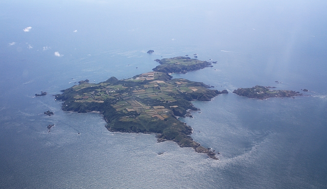 Sark from the air