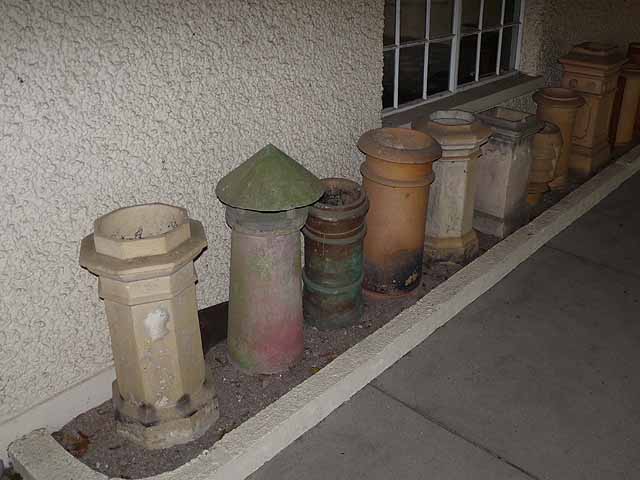 Old chimney pots