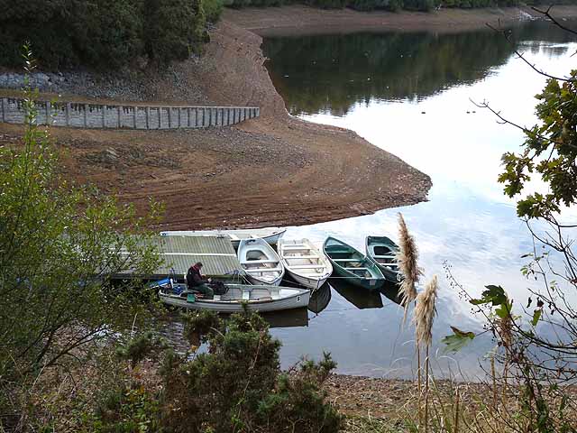 Boats on the Queen's Valley Reservoir