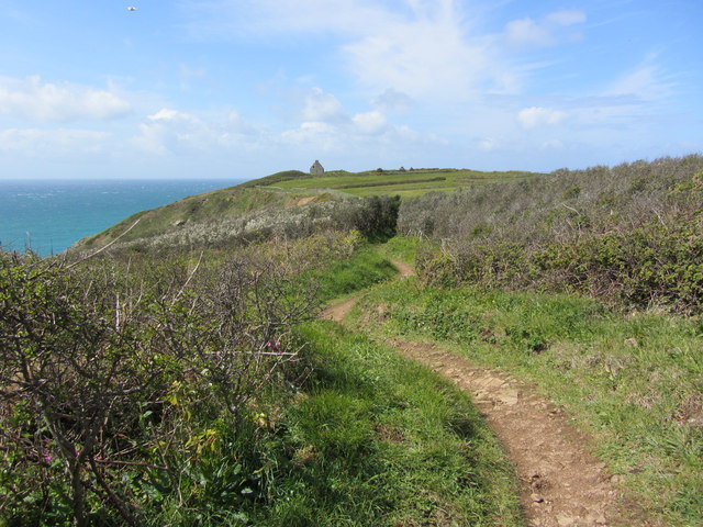 Coastal path above Belle Elizabeth
