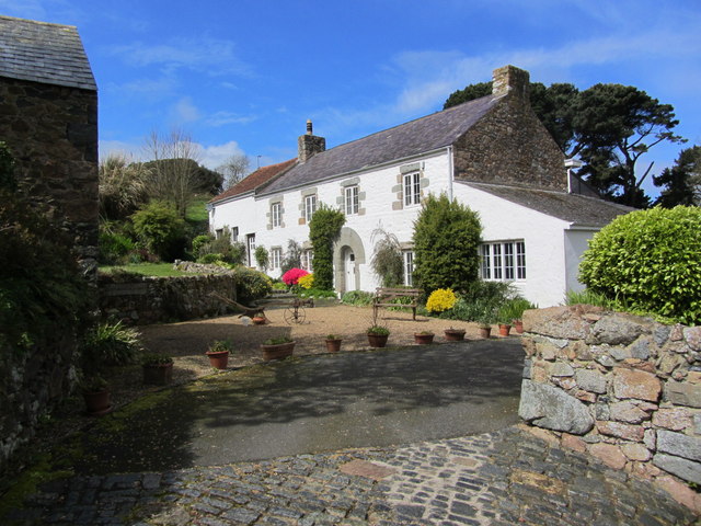 An attractive Guernsey farmhouse
