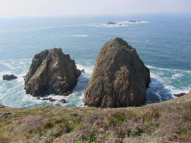 La Nache (right) & Fourquie (left) Sea stacks
