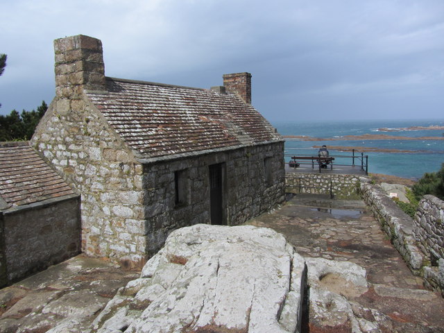 Watch house at  Rocque Du Guet Battery
