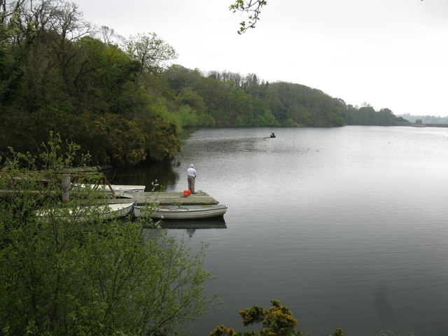 Fishing on the Queen's Valley Reservoir