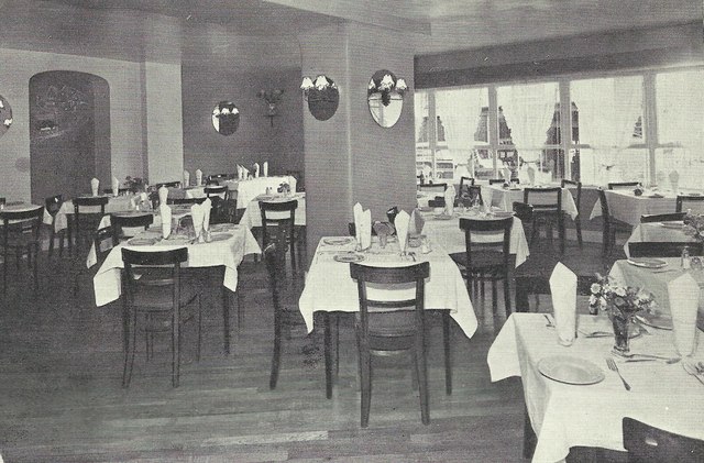 The Dining Room of the Hotel Coralie