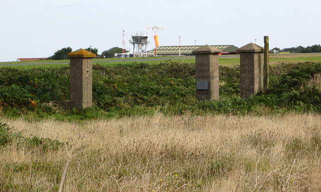 The old gateposts to Lager Sylt