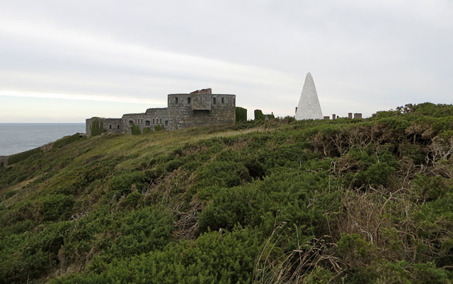 Fort Tourgis and the Day Marker from the South