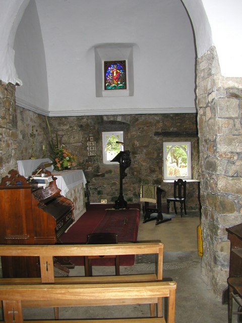 Le Manoir Church Interior, Herm