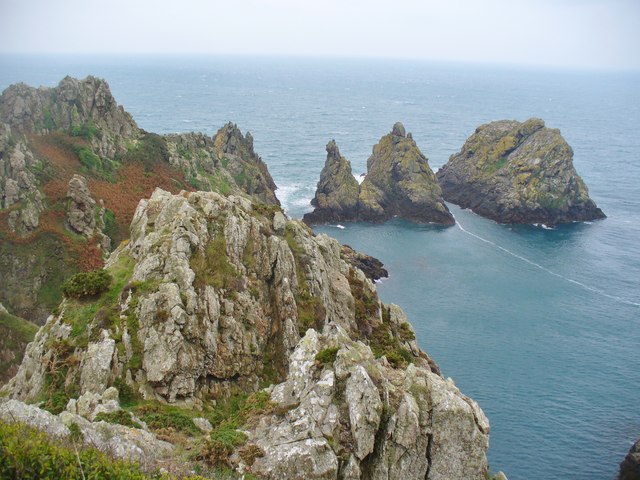 Jerbourg Point and Pea Stacks