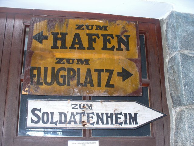 German Occupation Museum - Occupation Road Signs
