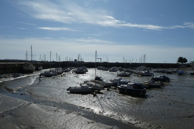 Harbour with the tide out