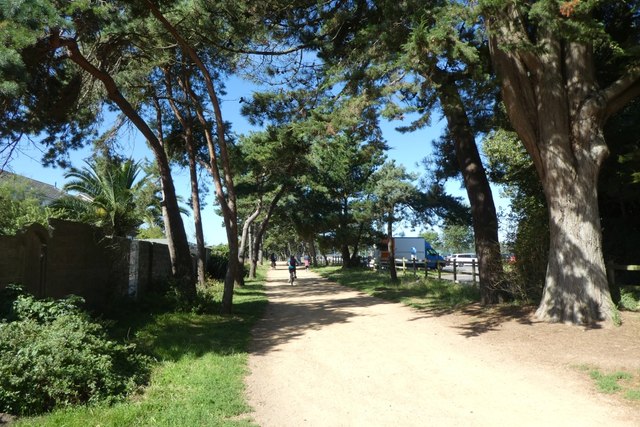 Path near Les Quennevais Sports Centre
