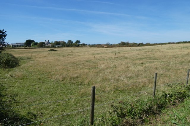 Fields beside Portelet Lane