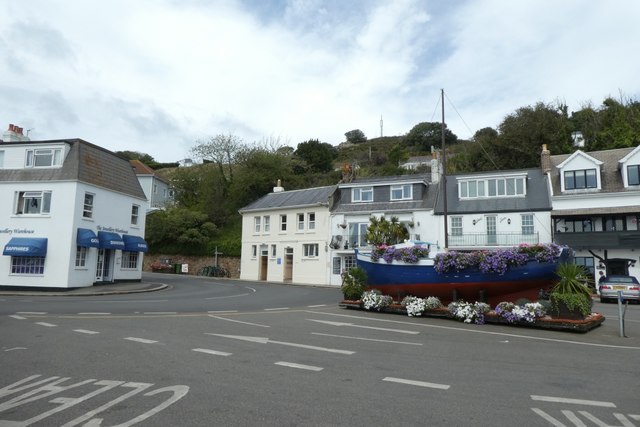 Planted boat in Gorey