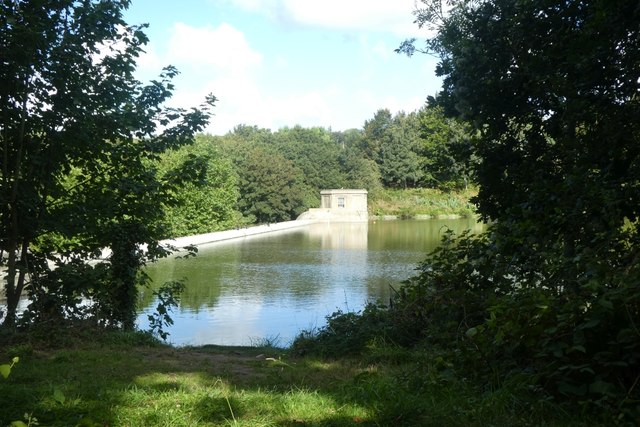 Dam on Grands Vaux reservoir