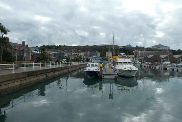 Boats in St. Helier Harbour