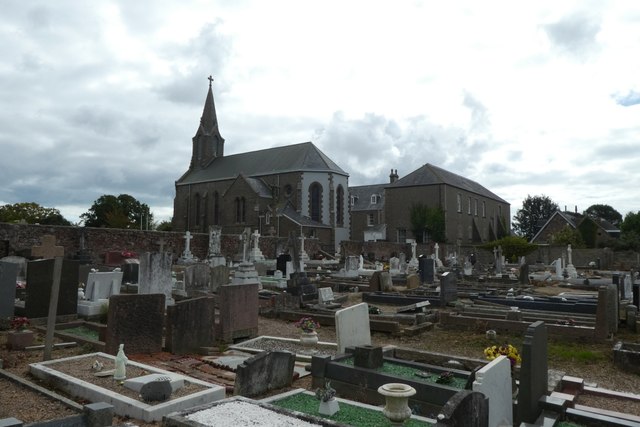 Graveyard at St. Mathieu Catholic Church