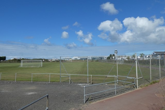 Playing fields and airport