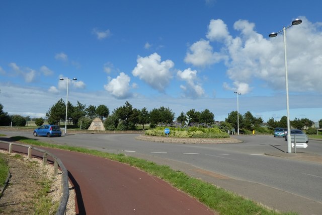 Airport roundabout